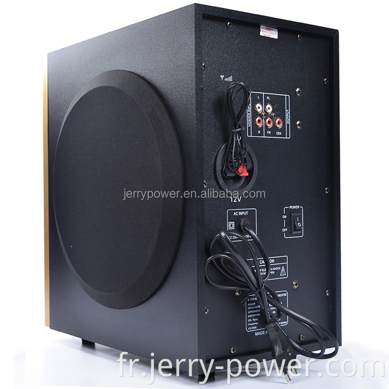 FM Radio Home Theater System Théâtre Home Théâtre 5.1 Haut-parleur de barre sonore forte